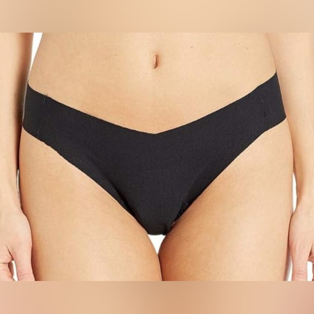 Spanx Black Under Statements Thong NWT